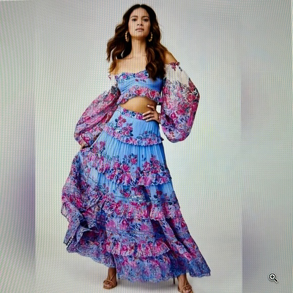 House of Harlow 1960 Dresses & Skirts - House of harlow floral print top and maxi skirt set